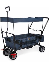 Pinolino® , Bollerwagen »Paxi dlx Comfort«, zusammenfaltbar , blau , blau-schwarz