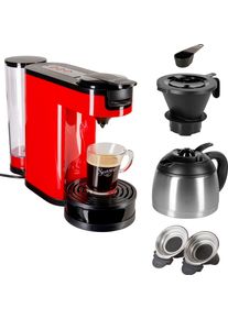 Senseo , Kaffeepadmaschine &raquo;&reg; Switch HD6592/80&laquo;, Papierfilter , rot , Kaffeemaschine