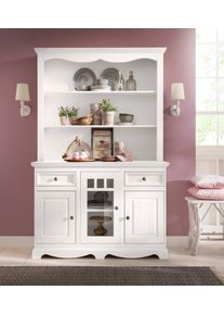 Home Affaire , Buffet »Melissa«, aus massiver Kiefer, Breite 132 cm , weiß