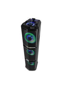 Auna , Clubmaster TripleBeat Party-Station 250 W max. 3 x 10" Woof , schwarz , Musiksensitiver LED-Lichteffekt zur Beleuchtung
