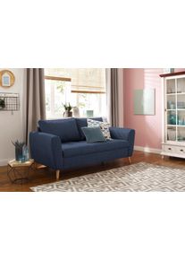 Home Affaire , 2-Sitzer »Jordsand«, mit feiner Steppung im skandinavischem Design , blau , dunkelblau