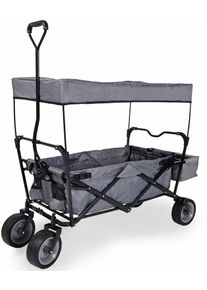 Pinolino® , Bollerwagen »Paxi«, zusammenfaltbar , grau , grau-schwarz
