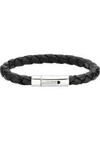 Baldessarini , Armband »Y2186B/20/00/19, 21«, Made in Germany , schwarz , edelstahlfarben-schwarz , Geflochtener Männerschmuck, für einen...