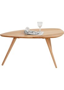 Andas , Couchtisch »Green«, aus Massivholz, Beistelltisch in moderner Form , beige , Kernbuche natur