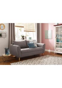 Home Affaire , 2-Sitzer »Jordsand«, mit feiner Steppung im skandinavischem Design , beige , sand