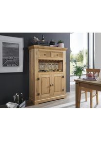 Premium collection by Home affaire , Barschrank »Brasilia«, aus Massivholz , braun , eichefarbig