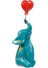 Goebel , Dekofigur &raquo;Sagala&laquo;, Elephant , blau , t&uuml;rkis-gr&uuml;n-rot