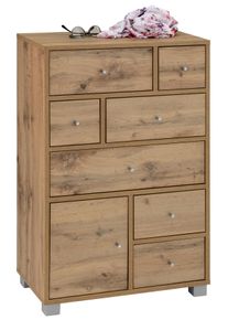 Schildmeyer , Kommode &raquo;Pisa&laquo;, Breite 60 cm , beige , made_in_germany , eiche Landhaus