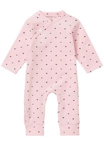 Noppies , Strampler Nemi , rosa , 74 , Light Rose , Noppies M&auml;dchen-Strampler Nemi mit Herzmuster