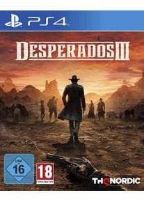 THQ Nordic , Spiel »Desperados 3«, PlayStation 4 , Bewältigen Sie scheinbar unüberwindbare Gegnermassen mit sorgfältiger Planung und perfekter...