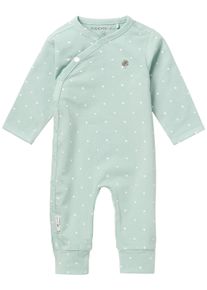 Noppies , Strampler Lou , grau , 68 , Grey Mint , Noppies Unisex-Strampler Lou mit Sternchen