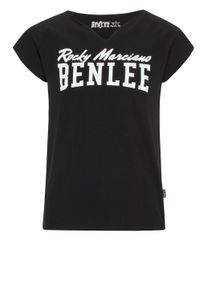 Benlee Rocky Marciano , Trainingsshirt mit lässigem Frontprint , schwarz , XL , Black , Sportliches Trainingsshirt für Herren