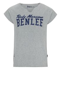 Benlee Rocky Marciano , Trainingsshirt mit lässigem Frontprint , grau , M , Marl Grey , Sportliches Trainingsshirt für Herren