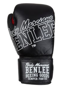 Benlee Rocky Marciano , Boxhandschuh mit Markenprint , schwarz-weiß , TT / Billard / Family Sport