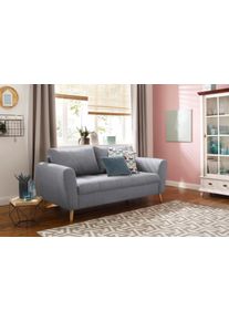 Home Affaire , 2-Sitzer »Jordsand«, mit feiner Steppung im skandinavischem Design , grau