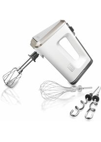 Krups , Handmixer &raquo;3 Mix 9000 Deluxe GN9011&laquo;, 500 W, stufenlose Geschwindigkeiten mit langsamem Start + Turbo- & Auswurftaste , grau , Mixer
