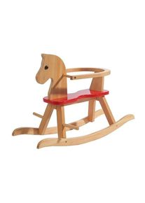 Roba&reg; , Schaukelpferd &raquo;Natur/Rot&laquo;, aus Holz , bunt , Schaukeltiere
