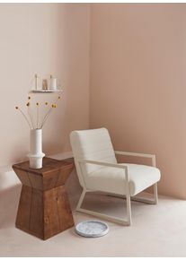 LeGer Home by Lena Gercke , Beistelltisch »Lisanne«, Gestell aus Massivholz, moderne Form , braun