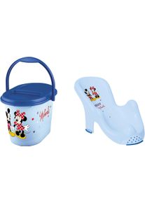 keeeper , Badesitz »Kinderpflege-Set Mickey Mouse«, Badesitz und Windeleimer; Made in Europe , blau , Baby-Badesitze
