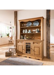 Home Affaire , Buffet »Melissa«, aus massiver Kiefer, Breite 132 cm , beige , natur geölt