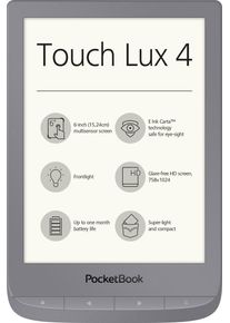 PocketBook , eBook-Reader , silberfarben , Zuverlässiger eReader für den täglichen Gebrauch