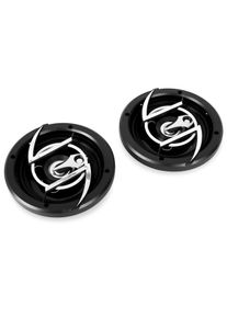 Auna , 3 Wege Auto Lautsprecher Paar 16,5cm (6,5") Car HiFi Boxen 600W , schwarz , Lieferung inklusive Montagematerial und Kabeln