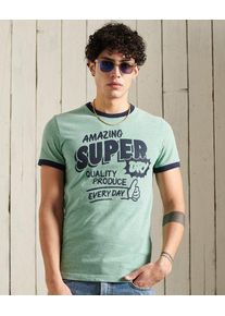 Superdry Workwear Ringer-T-Shirt mit Standardgewicht