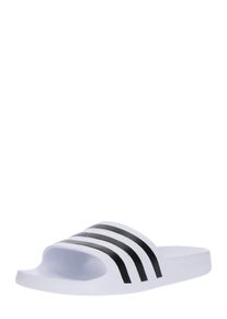 adidas Performance, Mænd, Strand-/badesko 'Adilette Aqua', Sort / Hvid, Størrelse 4