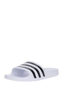 adidas Performance Dames Strand-/badschoen 'Adilette Aqua' zwart / wit 48.5-49