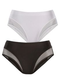 Petite Fleur Majtki modelujące dla kobiet czarny / biały Rozmiar XS