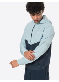 asics Sports jacket 'Visibility' dark blue / light blue