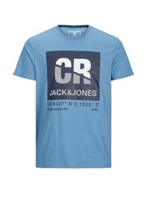 Jack & Jones Shirt 'Chris-Gibs' Katoen Blauw