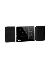 Auna Connect Vertical, internetes rádió, 2 x 5 W RMS, CD, IR/FM/DAB+, Spotify, BT, fekete