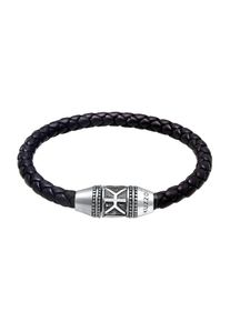Kuzzoi Heren Armband zwart / zilver 19