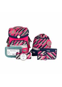 School-Mood Set di zaini per la scuola Timeless Air+ 7 pezzi. rosso