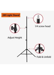 79in 2M Light Stand Tripod With 1/4 Screw Head For Photo Studio Softbox Video Flash Umbrellas Reflector Ring lamp Light