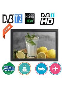 LEADSTAR D14 14 inch HD Portable Mini TV Built in DVB-T2 Digital Tuner Full Compatible With DVB T2/H265/Hevc/Dolby AC3 DVBT H264
