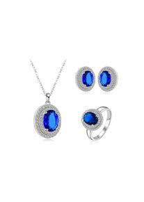 €19 instead of €173.34 for a sapphire pendant jewellery set from Bucks Trading - save 89%