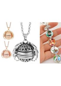 €6.99 instead of €22.32 for a photo pendant locket necklace in silver, gold, rose gold, antique style silver or multicolour from Backtogoo - save 69%