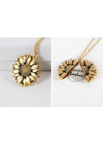 €6.99 instead of €22.54 for a sunshine sunflower pendant necklace from Back To Goo - save 69%