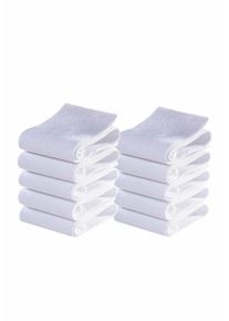 GO IN Arbeitssocken, 10 Paar, Für Medizinische Berufe Weiss, Größe 37-38