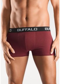 Buffalo Boxer, Packung, 4 St., Unifarbene Retro Pants Bunt, Größe S