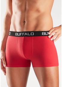 Buffalo Boxer, Packung, 4 St., Unifarbene Retro Pants Bunt, Größe S