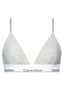 Calvin Klein - Unlined triangle sivá podprsenka
