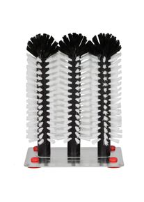 ich-zapfe Spoelborstels, Bierborstels met metalen voet - 3 x 25cm
