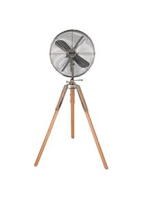 CasaFan Retro Airstyle pedestal fan, light natural wood