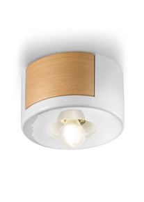 Ferroluce C1791 Scandinavian style ceiling lamp, white