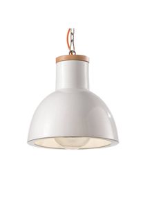 Ferroluce C1781 Scandinavian style hanging light, white