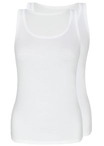 Sassa Mode sassa Dames Onderhemd 'LOVELY SKIN' wit S