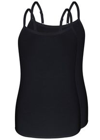 Sassa Mode sassa Dames Onderhemd 'LOVELY SKIN' zwart S